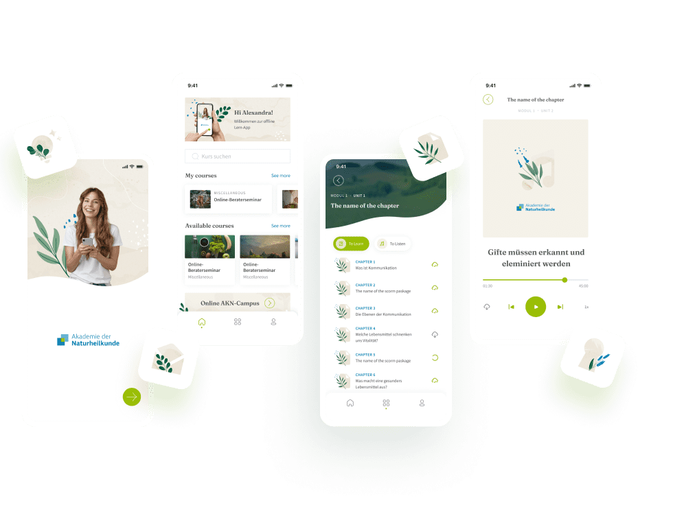 Naturopathy academy Moodle Mobile App