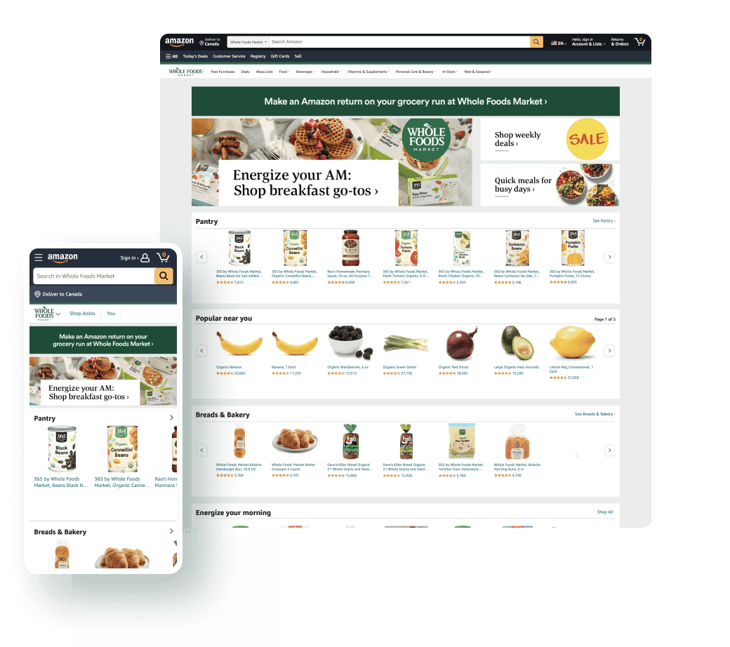 Whole Foods Market — Marketplace development & support